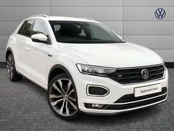 White Used 2019 VW T-Roc R-line SUV | £17,390 (Fair price)