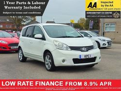 White Used 2009 Nissan Note N-TEC MPV | £2,495 (Fair price)