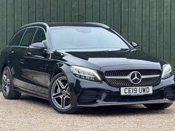 Black Used 2019 Mercedes C220 AMG line Estate | £17,250 (Fair price)
