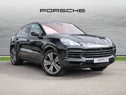Jet black metallic Used 2022 Porsche Cayenne Platinum Edition SUV | £64,990 (Good price)