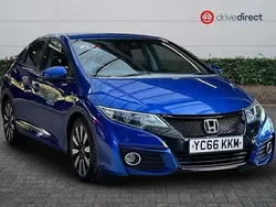 Paint metallic Used 2016 Honda Civic SE Plus Hatchback | £8,150 (Fair price)