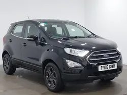 Black Used 2018 Ford Ecosport Zetec SUV | £9,998 (Fair price)