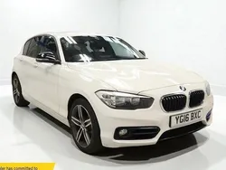 White Used 2015 BMW 120 Sport Line Hatchback | £10,950 (Fair price)