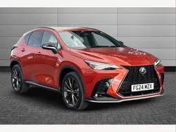 Blazing carnelian Used 2024 Lexus NX350h Sport Line SUV | £45,979 (Good price)