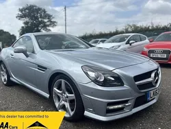 Silver Used 2013 Mercedes SLK200 AMG Cabriolet | £9,495 (A bit pricey)