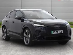 Black Used 2024 Audi Q4 Sportback e-tron Black Edition SUV | £40,444