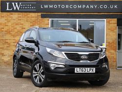 Black Used 2013 Kia Sportage 3 SUV | £7,995 (Fair price)