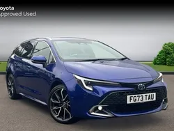 Juniper blue Used 2023 Toyota Corolla Estate | £25,348 (Fair price)