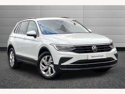 White Used 2021 VW Tiguan Life SUV | £18,443 (Fair price)