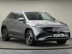 Mountain gray metallic finish Used 2022 Mercedes EQA250 AMG line SUV | £20,560 (Good price)