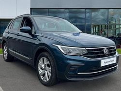 Blue Used 2022 VW Tiguan Life SUV | £18,760 (Fair price)