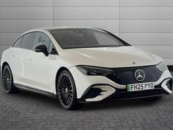 Opalite white bright Used 2025 Mercedes EQE350 AMG line Sedan | £58,550 (Expensive)