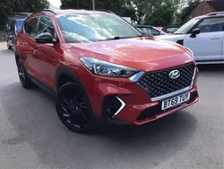 Red Used 2019 Hyundai Tucson N Line SUV | £16,750 (A bit pricey)