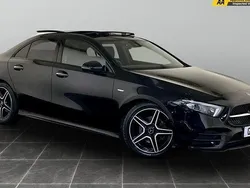 Black Used 2022 Mercedes A200 AMG line Sedan | £22,995 (Fair price)