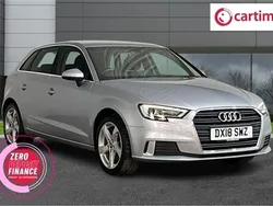 Silver Used 2018 Audi A3 Sportback Sport Hatchback | £15,444 (Fair price)