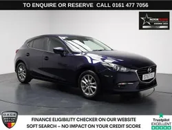 Blue Used 2017 Mazda 3 Hatchback | £8,790 (Fair price)