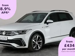 White Used 2022 VW Tiguan R-line SUV | £27,359 (Fair price)