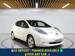 White Used 2017 Nissan Leaf Tekna Hatchback | £5,399 (Good price)