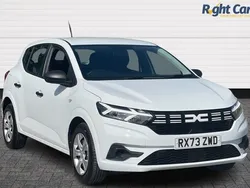 White Used 2024 Dacia Sandero Essentiel Hatchback | £11,999 (Super price)