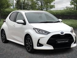 White Used 2023 Toyota Yaris Hybrid Design Hatchback | £16,850 (Fair price)