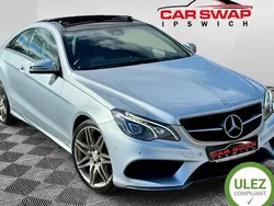 Silver Used 2016 Mercedes E350 AMG line Coupe | £12,489 (Fair price)
