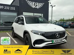White New 2024 Mercedes EQB300 AMG line SUV | £38,695 (Expensive)