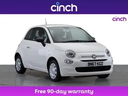 White Used 2017 Fiat 500 Pop Hatchback | £7,549 (Fair price)