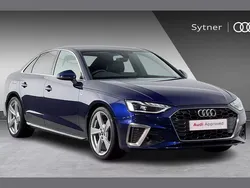 Blue Used 2021 Audi A4 S-Line Sedan | £20,250 (Fair price)