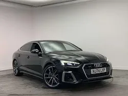 Mythos black metallic Used 2024 Audi A5 S-Line Coupe | £35,900 (Expensive)