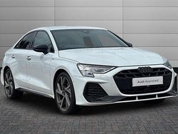 Glacier white Used 2025 Audi A3 Black Edition Sedan | £31,495 (Expensive)