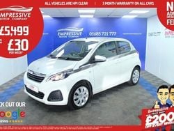 White Used 2017 Peugeot 108 Active Hatchback | £5,499 (Fair price)