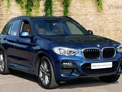 Blue Used 2020 BMW X3 M Sport SUV | £29,754 (Fair price)