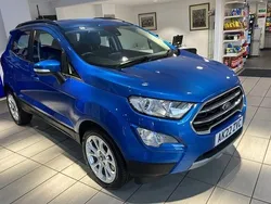 Blue Used 2022 Ford Ecosport Titanium SUV | £13,395 (Fair price)