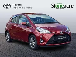 Red Used 2017 Toyota Yaris Hatchback | £9,000 (Fair price)