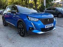 Blue Used 2020 Peugeot 2008 GT-line SUV | £13,495 (A bit pricey)