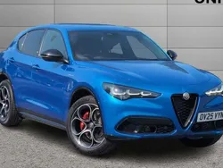 Blue New 2024 Alfa Romeo Stelvio Veloce SUV | £46,720 (Fair price)