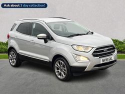 Silver Used 2018 Ford Ecosport Titanium SUV | £8,750 (Fair price)