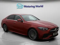 Red Used 2024 Mercedes C300e AMG line Sedan | £33,000 (Good price)