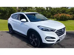 White Used 2018 Hyundai Tucson Edition SUV | £13,364 (Fair price)
