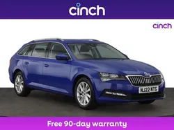 Blue Used 2022 Skoda Superb SE Estate | £18,149 (Fair price)