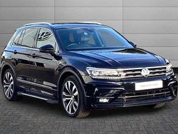 Black Used 2019 VW Tiguan R-line SUV | £22,395 (Fair price)