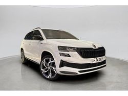 Moon white metallic Used 2024 Skoda Karoq SportLine SUV | £26,265 (Good price)