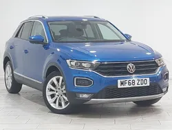 Blue Used 2018 VW T-Roc SEL SUV | £17,998 (Fair price)
