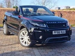 Black Used 2016 Land Rover Range Rover evoque HSE Dynamic Cabriolet | £16,945 (Fair price)