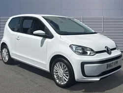 White Used 2017 VW up! move up! Hatchback | £6,750 (Good price)