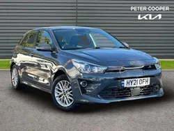 Grey Used 2021 Kia Rio 2 Hatchback | £10,991 (Fair price)
