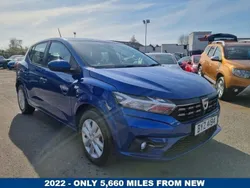 Blue Used 2022 Dacia Sandero Comfort Hatchback | £11,499 (Good price)