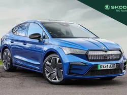 Blue Used 2024 Skoda Enyaq iV vRS SUV | £34,700