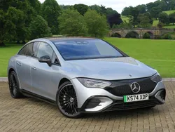 Silver Used 2024 Mercedes EQE350 AMG line Sedan | £47,900 (Fair price)