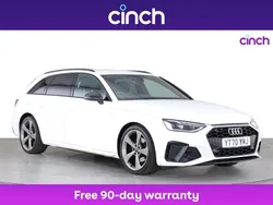 White Used 2020 Audi A4 Black Edition Estate | £20,649 (Fair price)